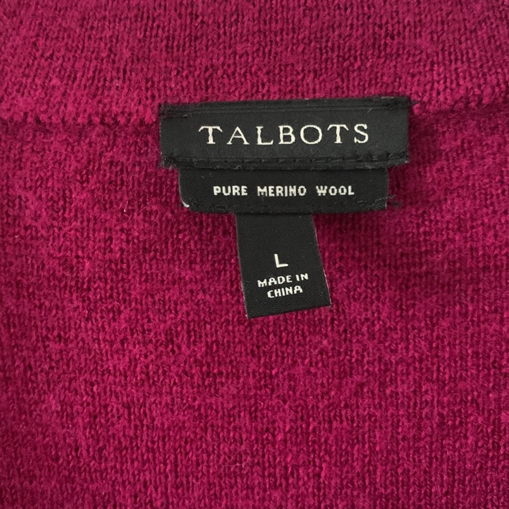 Beautiful fuschia knit blazer - Picture 2 of 5